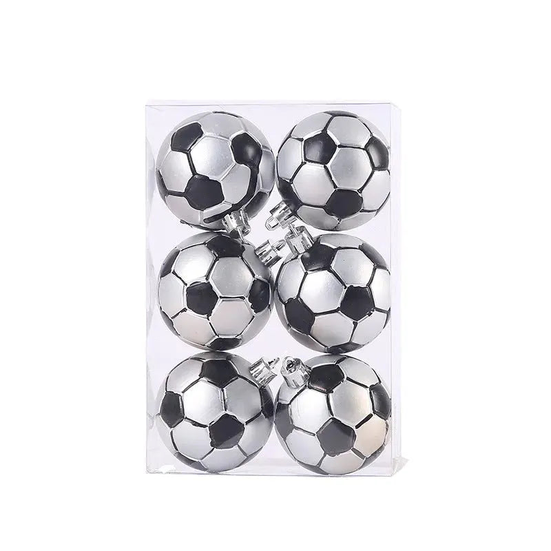 Holiday Dress Up 6cm Christmas Tree Decoration Pendant Football Basketball - Bellarte Enchanté Holiday Dress Up 6cm Christmas Tree Decoration Pendant Football Basketball